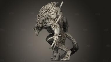 Повелитель Монстров из сказок Большой Злой Волк 3d stl модель для ЧПУ