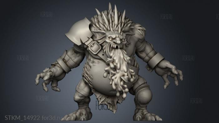 moonshine snotlings troll stl model for CNC