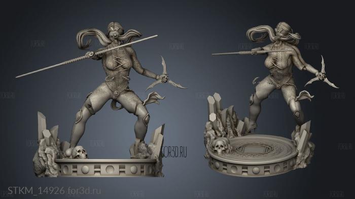 Mortal Kombat Jade cut stl model for CNC