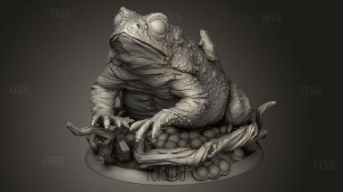 Мать лягушатница 3d stl модель для ЧПУ