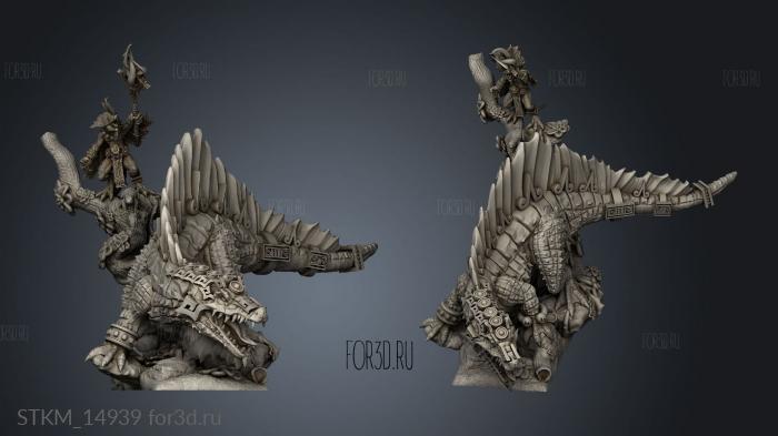 Sacred Stegosaurus SCENIC stl model for CNC