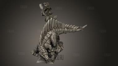Священный Стегозавр ЖИВОПИСЕН 3d stl модель для ЧПУ