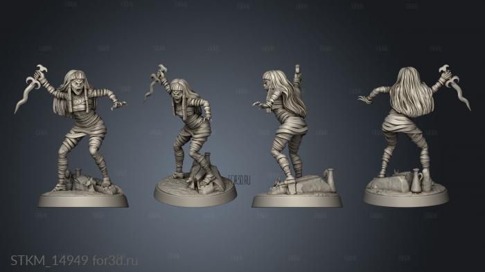 Mummy Assassins Assassin stl model for CNC