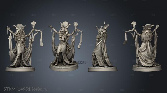 Mummy Queen stl model for CNC