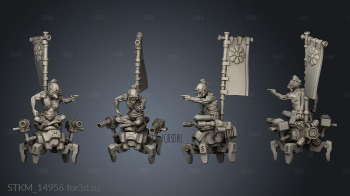 Gridwars Age Cyberpunk Add on Faction Extension Yakuza Takahashi stl model for CNC