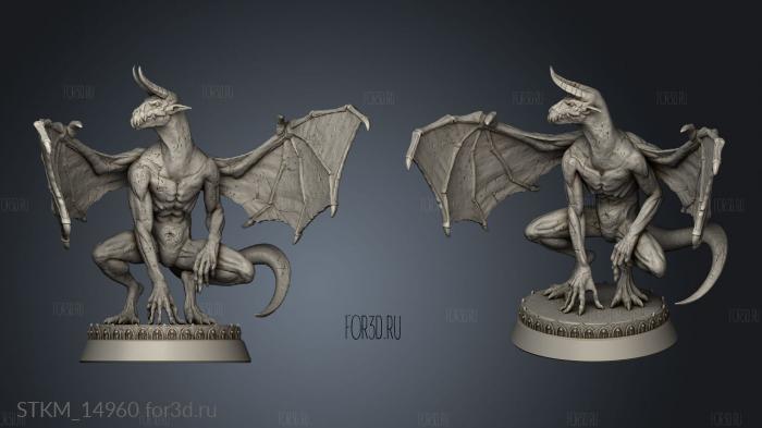 Vampires in Panshaw Enemies Gargoyle stl model for CNC