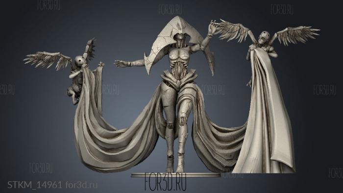 Elesh rn Dark Unity Leader Cloth stl model for CNC