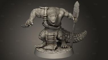 Грибная Протока Аллигатор,Народный Охотник На Болотах 3d stl модель для ЧПУ