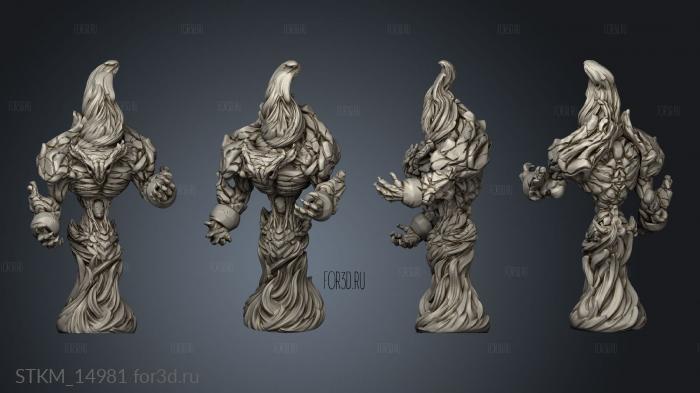 advanced Archive Throwback ly Fire Golem Fireball stl model for CNC