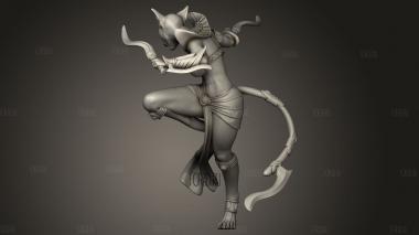 Египет Бастет Воины Боги Воин 3d stl модель для ЧПУ
