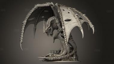 Освобожденный Дракон 3d stl модель для ЧПУ