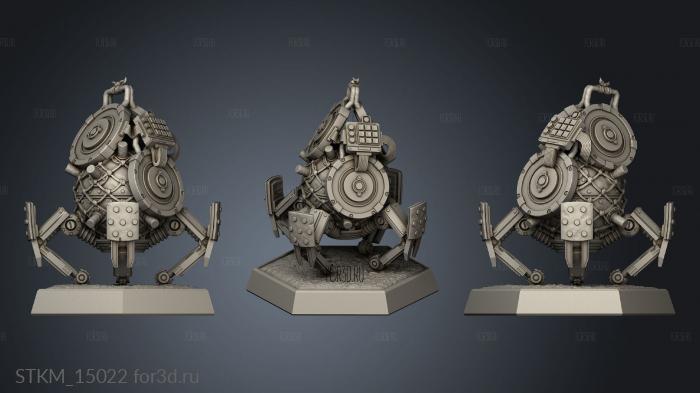 Nu Wasteland Explosive Walker stl model for CNC