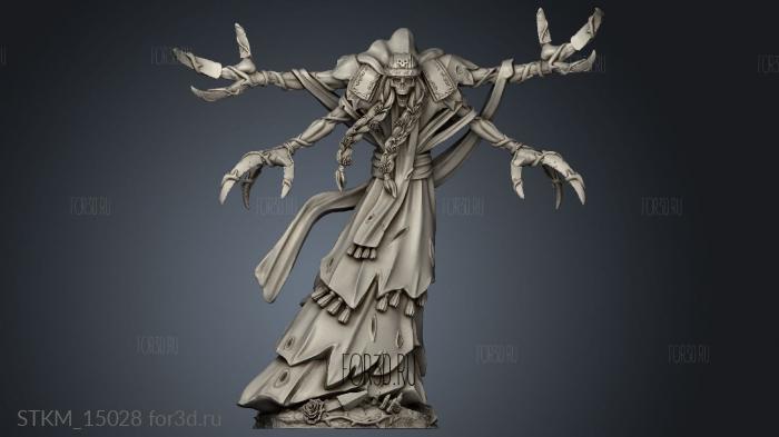 Nighthaunt Spectral Roses betrayal Leader Kosheivs stl model for CNC