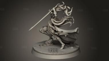 Сэр Ланселот 3d stl модель для ЧПУ