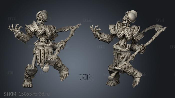 Skeleton Sergeant the Hordes stl model for CNC