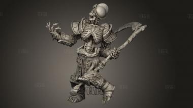 Скелет -сержант Орды 3d stl модель для ЧПУ
