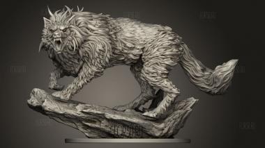 Мифология Фенрира 3d stl модель для ЧПУ