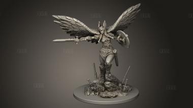 Мифология Фрейи 3d stl модель для ЧПУ
