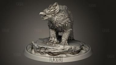 Снежная Вершина горы Беаргуин 3d stl модель для ЧПУ