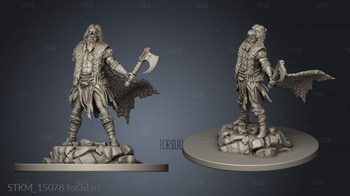 Mythology Tyr stl model for CNC