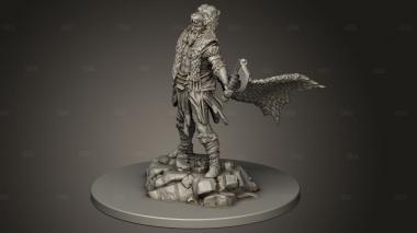 Мифология Тир 3d stl модель для ЧПУ