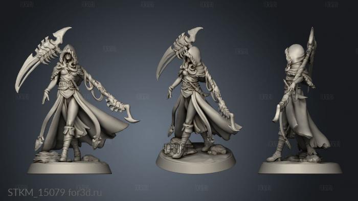 rhythm Female Reaper stl model for CNC