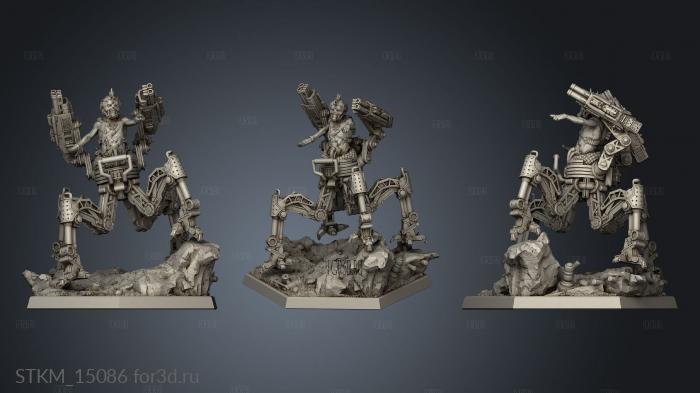 Nu Wasteland Half Mecha Spider Man stl model for CNC