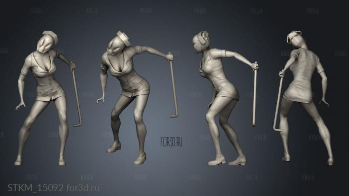 Nurse Silent Hill stl model for CNC