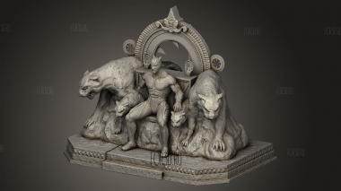 Черная Пантера Трон Архивы 3d stl модель для ЧПУ