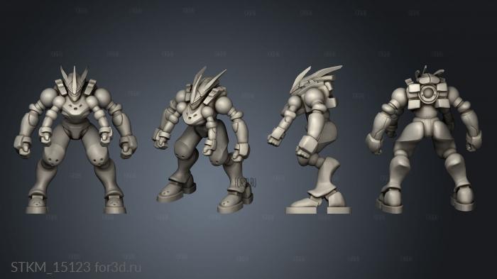 CYBER MECHA modular cybersuit magnet 3d stl модель для ЧПУ