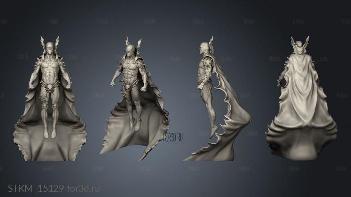 Spawn cloak stl model for CNC