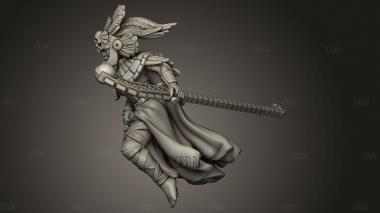 Людоеды и амазонки Карнинн-Первобытный Рыкающий Всадник 3d stl модель для ЧПУ