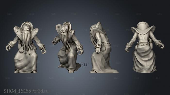 Omnioji Mindflayer stl model for CNC