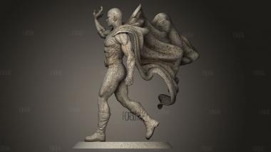 Человек с одним Ударом,Сайтама 3d stl модель для ЧПУ
