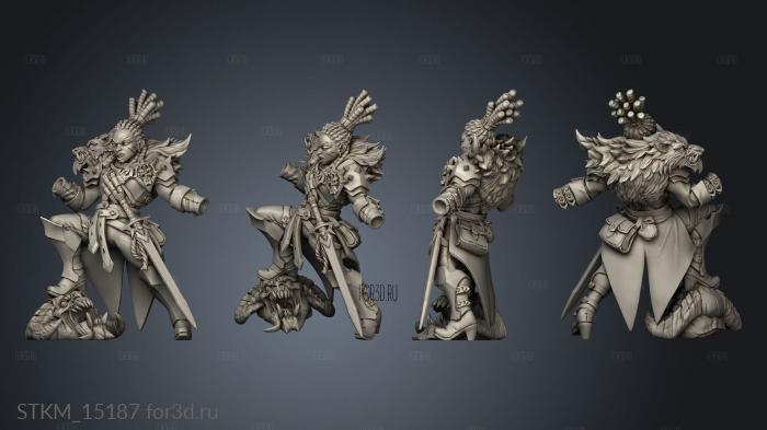 Houndmaster Requiem Demon Hunters Trisha Hat stl model for CNC