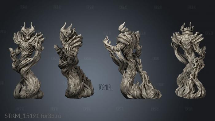 orbund Fire Elemental stl model for CNC