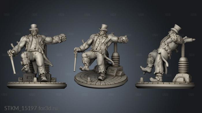 Victorian Jekyll and Hyde Jekylland stl model for CNC