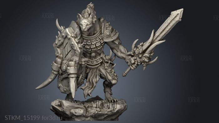 owling Horde Bite Gnoll Scouts Howling Scout stl model for CNC