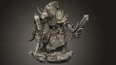 Орда сов Кусает Разведчиков-Гноллов,Воющий Разведчик 3d stl модель для ЧПУ