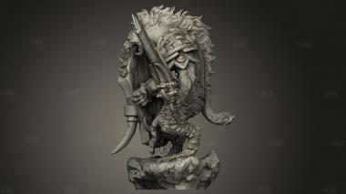 Орда сов Кусает Разведчиков-Гноллов,Воющий Разведчик 3d stl модель для ЧПУ
