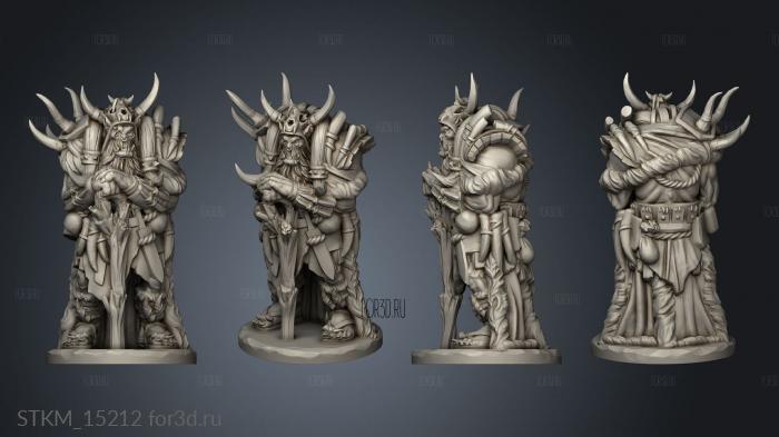 Orc Elder stl model for CNC