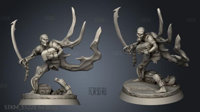 Pirates Curse the Dead Seas Troops Gold Fools stl model for CNC