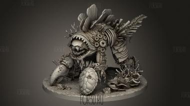 Прибрежный Коралловый голем-Квиллбек и Траппер 3d stl модель для ЧПУ