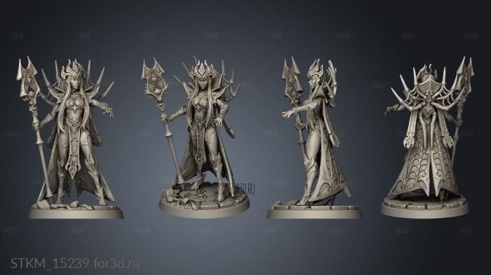 Talon Champion Spider Priestess Guard stl model for CNC