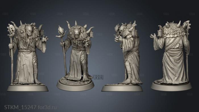 or conspiracy Enemies Shaman stl model for CNC