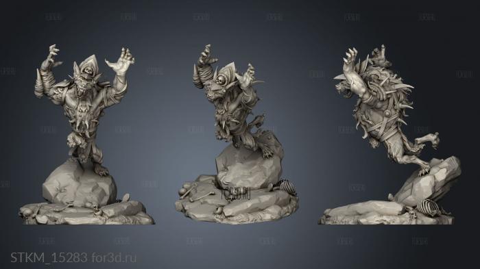 Gnoll Trackers Howling Tracker stl model for CNC