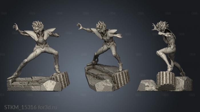 Pegasus Seiya Caballeros del Zodiaco Acc Foot stl model for CNC