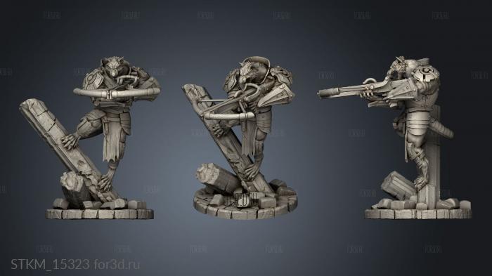 Rat Arbalests stl model for CNC