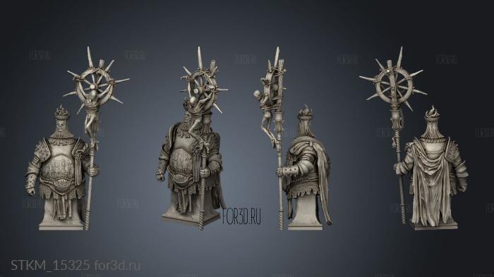 Penitent Crusade II Flame Defender stl model for CNC