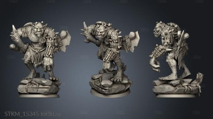 MT Forge Troll prep stl model for CNC